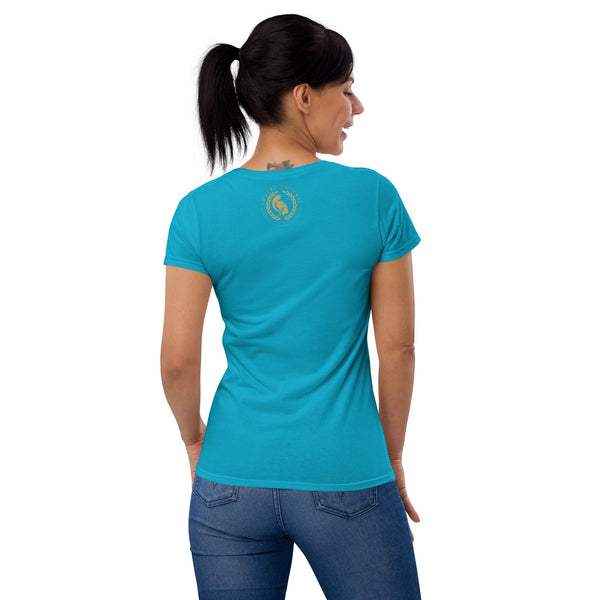 sovereignarm.com Caribbean Blue / S Believing in Yourself is Magical Women's short sleeve t-shirt