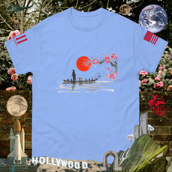 sovereignarm.com Carolina Blue / S Solar Cherry Blossoms v1.3 Men's classic tee