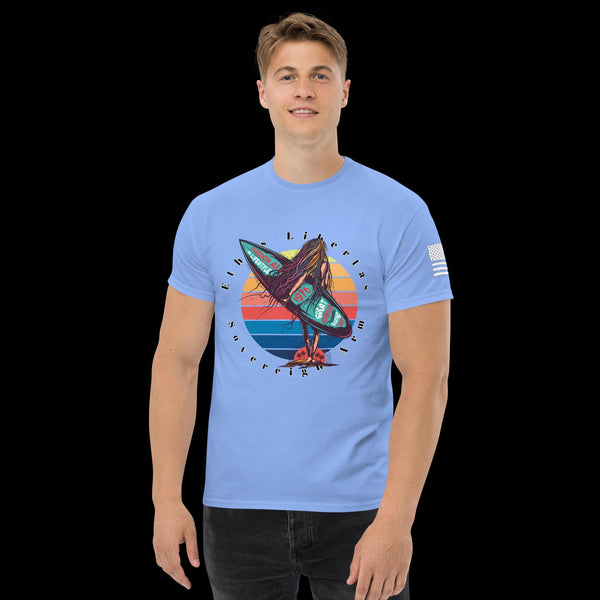 sovereignarm.com Carolina Blue / S Surf Art V.12 Men's classic tee