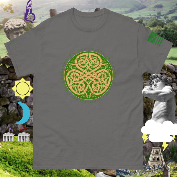 sovereignarm.com Charcoal / S Irish luck Celtic Knot Men's classic tee