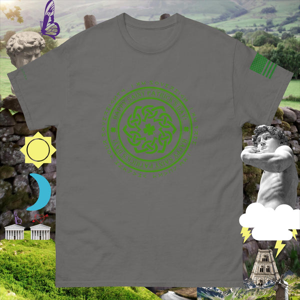 sovereignarm.com Charcoal / S Irish Luck Celtic Weave I am Lucky Men's classic tee