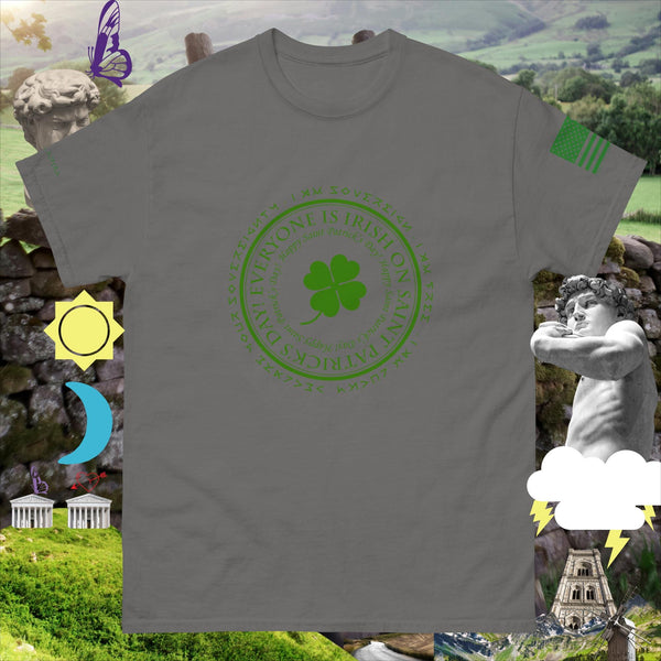 sovereignarm.com Charcoal / S Irish luck Everyone is Irish Men's classic tee