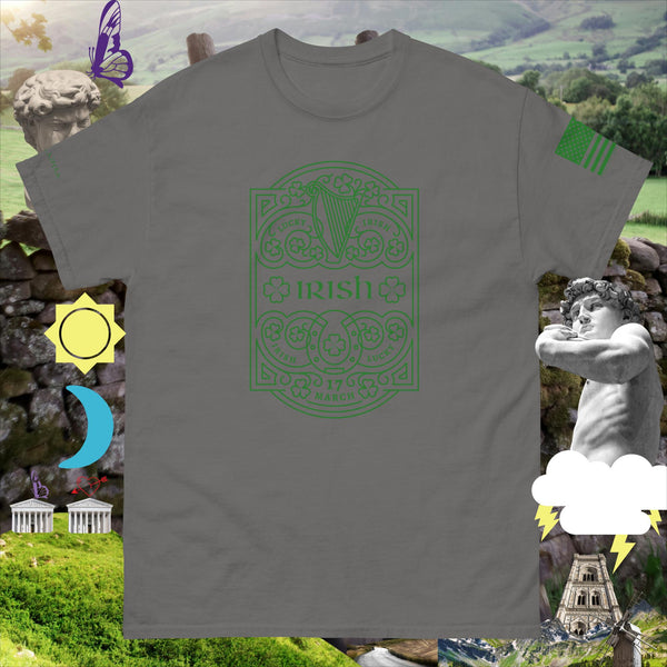 sovereignarm.com Charcoal / S Irish Luck Men's classic tee