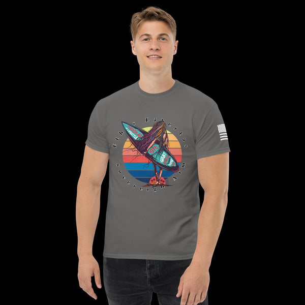 sovereignarm.com Charcoal / S Surf Art V.12 Men's classic tee