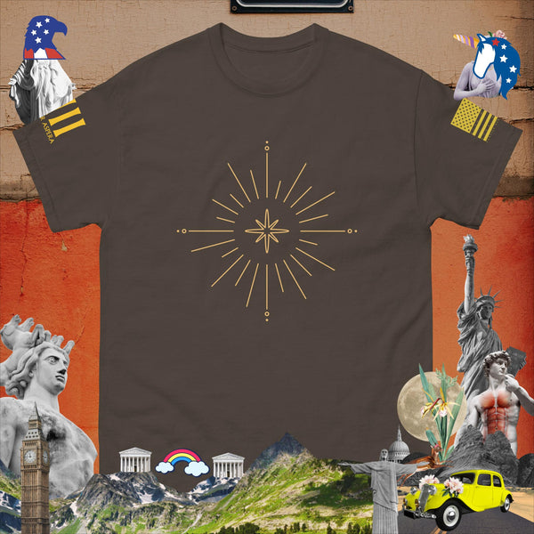 sovereignarm.com Dark Chocolate / S Solar Star Men's classic tee