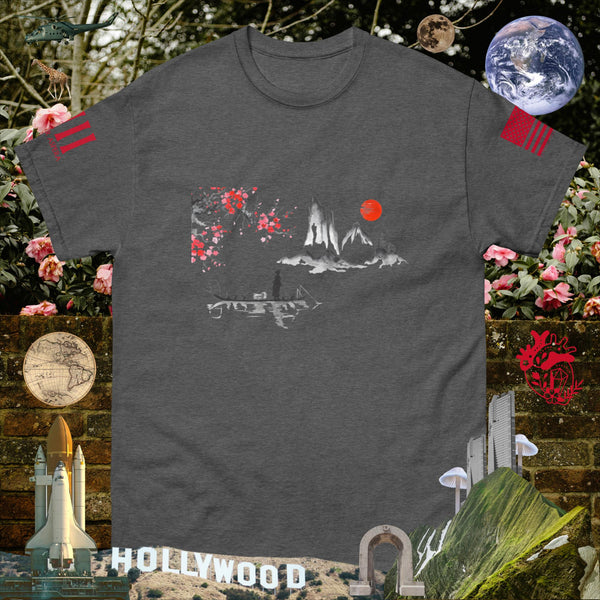 sovereignarm.com Dark Heather / S Solar Cherry Blossom V1.1 Men's classic tee