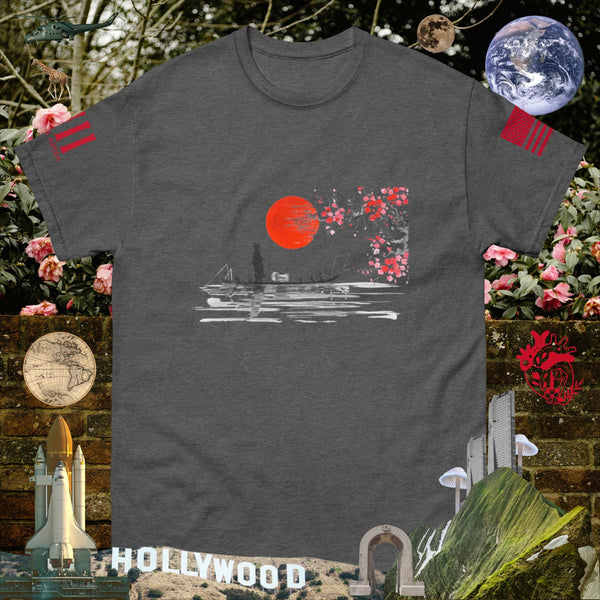 sovereignarm.com Dark Heather / S Solar Cherry Blossoms v1.3 Men's classic tee