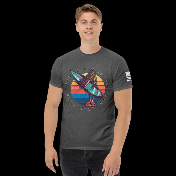 sovereignarm.com Dark Heather / S Surf Art V.12 Men's classic tee