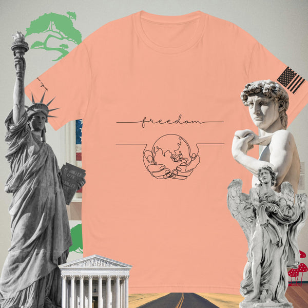 sovereignarm.com Desert Pink / XS World Freedom Short Sleeve T-shirt