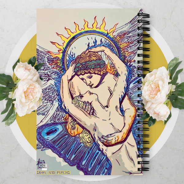 sovereignarm.com Eros and Psyche Spiral notebook