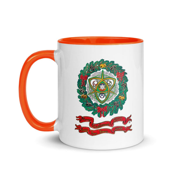 sovereignarm.com Fish Family Christmas Mug with Color Inside