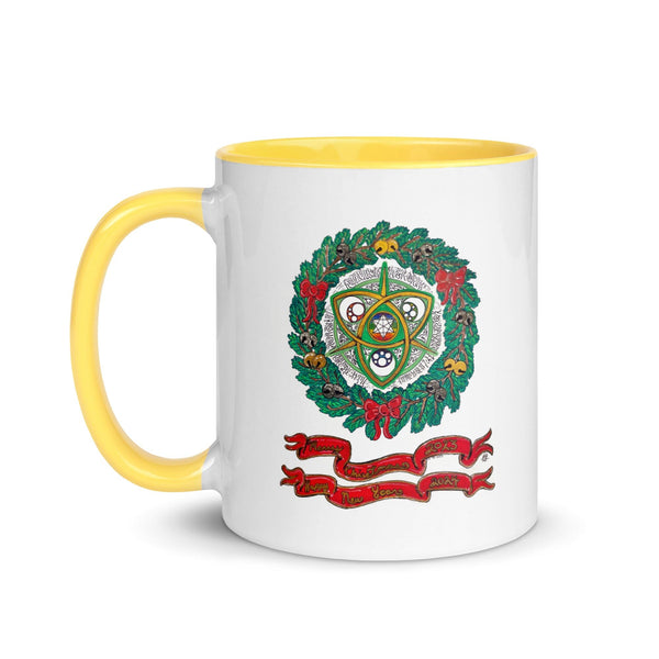 sovereignarm.com Fish Family Christmas Mug with Color Inside