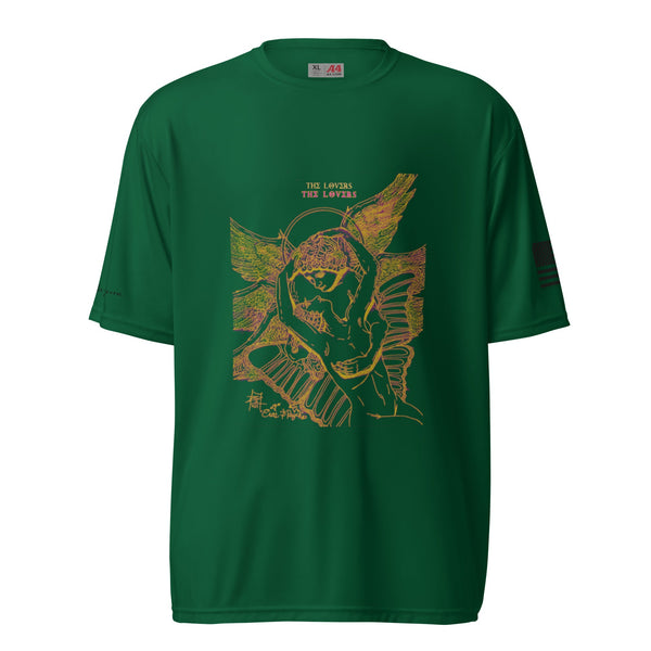 sovereignarm.com Forest Green / S Eros and Psyche Embrace Unisex performance crew neck t-shirt