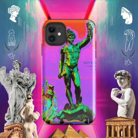 sovereignarm.com Glossy / iPhone 11 Hero Perseus, Red and Purple Tough Case for iPhone®