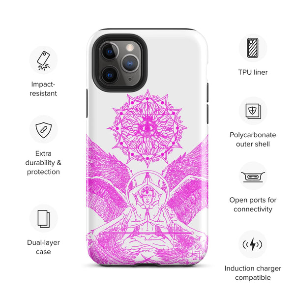 sovereignarm.com Glossy / iPhone 11 Pro Angel Meditation Tough Case for iPhone®