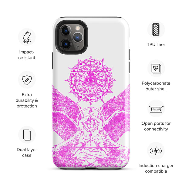 sovereignarm.com Glossy / iPhone 11 Pro Max Angel Meditation Tough Case for iPhone®