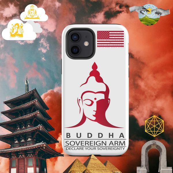 sovereignarm.com Glossy / iPhone 12 Hero Buddha Tough Case for iPhone®