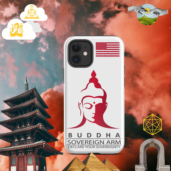 sovereignarm.com Glossy / iPhone 12 mini Hero Buddha Tough Case for iPhone®