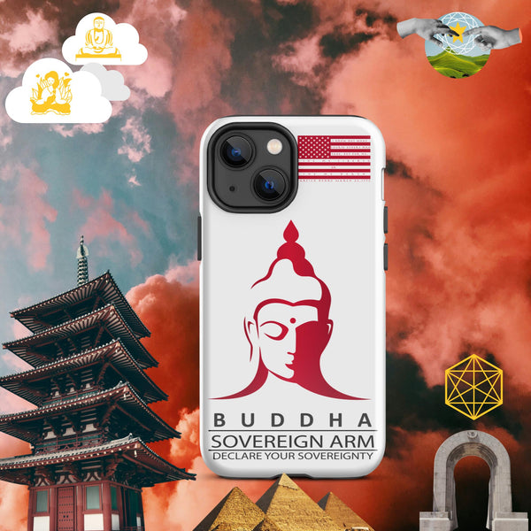 sovereignarm.com Glossy / iPhone 13 mini Hero Buddha Tough Case for iPhone®