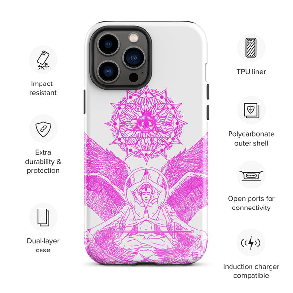 sovereignarm.com Glossy / iPhone 13 Pro Max Angel Meditation Tough Case for iPhone®