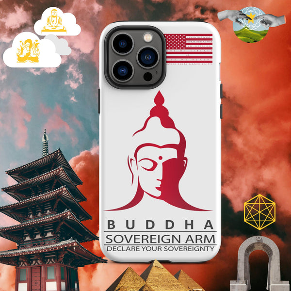 sovereignarm.com Glossy / iPhone 13 Pro Max Hero Buddha Tough Case for iPhone®