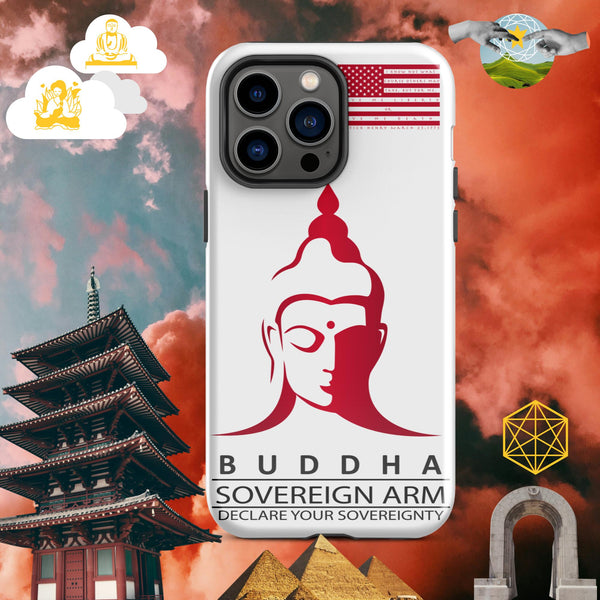 sovereignarm.com Glossy / iPhone 14 Pro Max Hero Buddha Tough Case for iPhone®