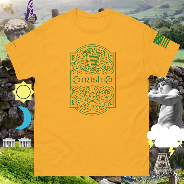 sovereignarm.com Gold / S Irish Luck Men's classic tee