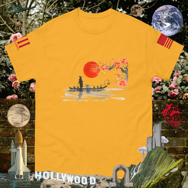 sovereignarm.com Gold / S Solar Cherry Blossoms v1.3 Men's classic tee