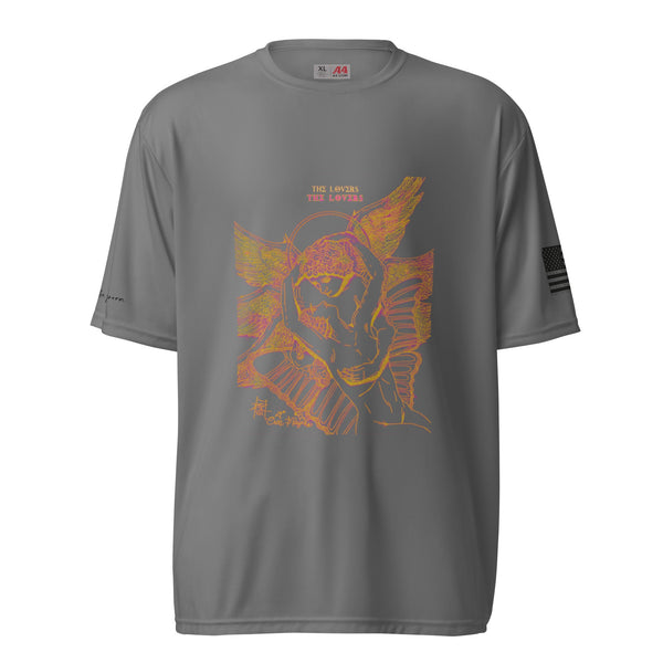 sovereignarm.com Graphite / S Eros and Psyche Embrace Unisex performance crew neck t-shirt