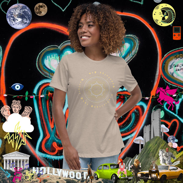 sovereignarm.com Heather Stone / S Sacred Geo V1.0 Women's Relaxed T-Shirt