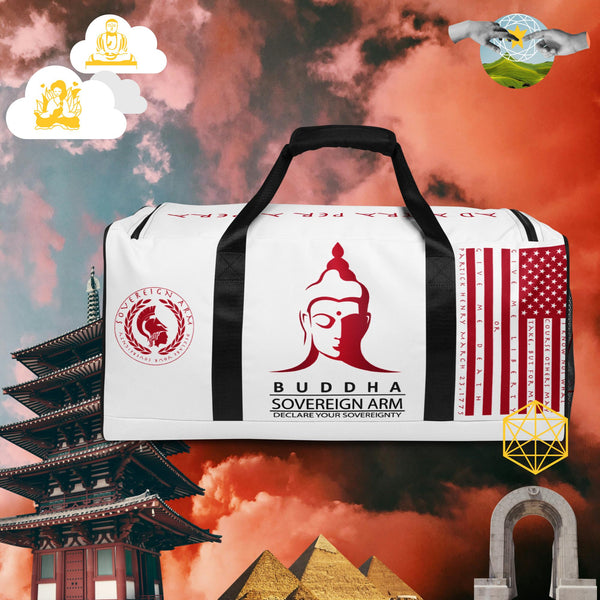 sovereignarm.com Hero Buddha Duffle bag