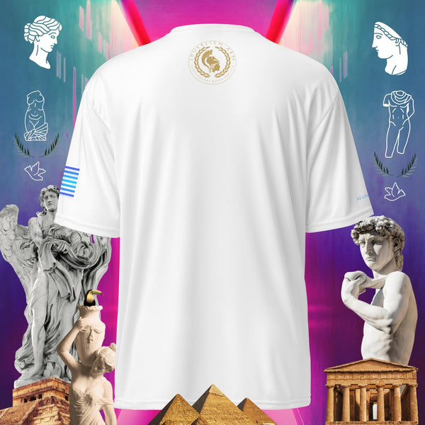 sovereignarm.com Hero Perseus, Declare your sovereignty Unisex performance crew neck t-shirt