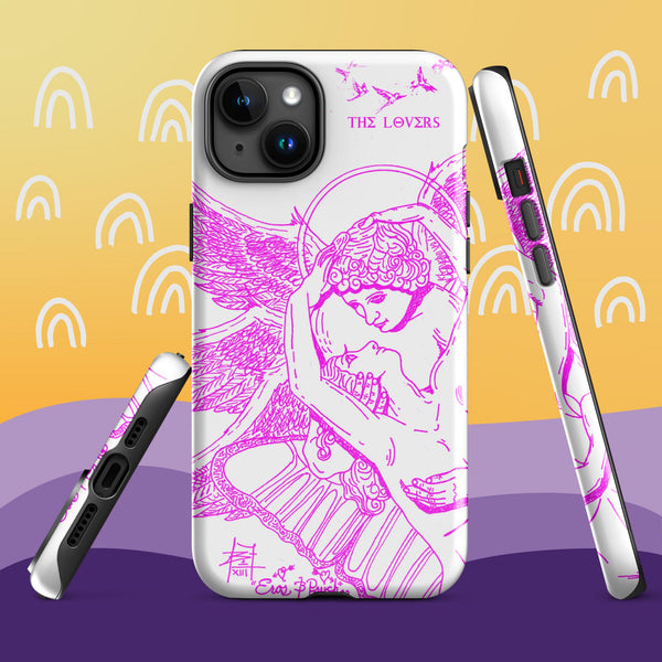 sovereignarm.com iPhone 15 Plus The Lovers, Eros and Psyche, Valentines Tough Case for iPhone®