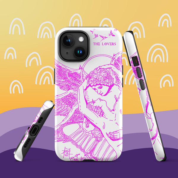 sovereignarm.com iPhone 15 The Lovers, Eros and Psyche, Valentines Tough Case for iPhone®