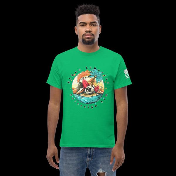 sovereignarm.com Irish Green / S Surf Art V1.0 Ethos Libertas Men's classic tee