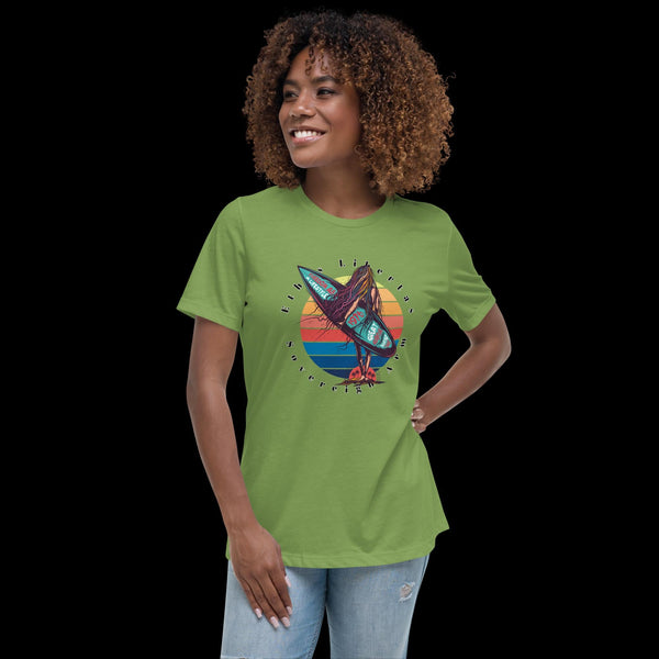 sovereignarm.com Leaf / S Surf Art V1.1 Women's Relaxed T-Shirt