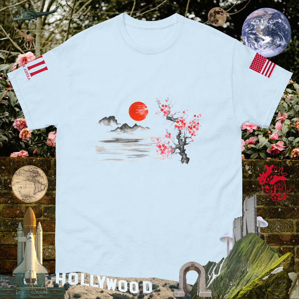 sovereignarm.com Light Blue / S Solar Cherry Blossoms v1.2 Men's classic tee