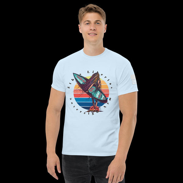 sovereignarm.com Light Blue / S Surf Art V.12 Men's classic tee