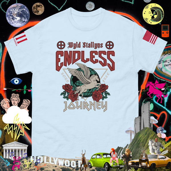 sovereignarm.com Light Blue / S Wylde Stallyns Endless Journey Men's classic tee