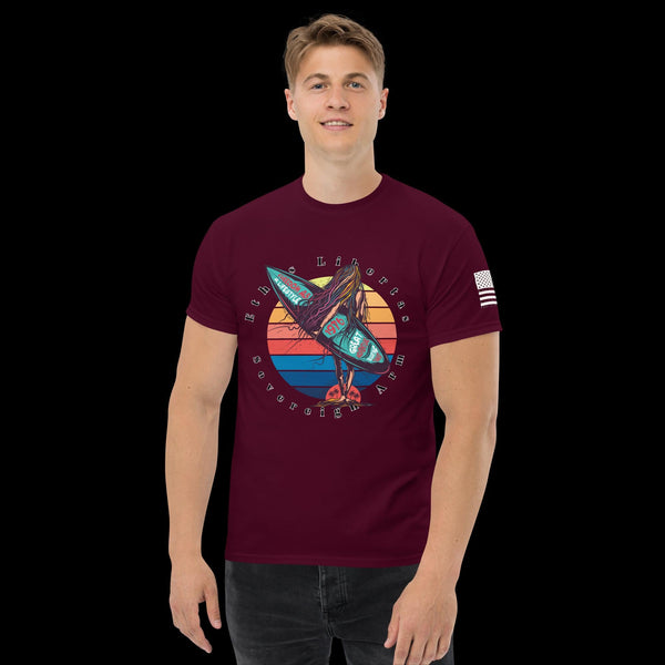 sovereignarm.com Maroon / S Surf Art V.12 Men's classic tee