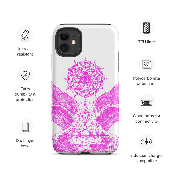 sovereignarm.com Matte / iPhone 11 Angel Meditation Tough Case for iPhone®