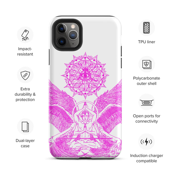 sovereignarm.com Matte / iPhone 11 Pro Max Angel Meditation Tough Case for iPhone®