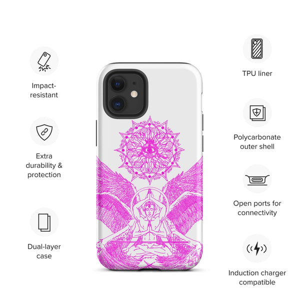 sovereignarm.com Matte / iPhone 12 mini Angel Meditation Tough Case for iPhone®