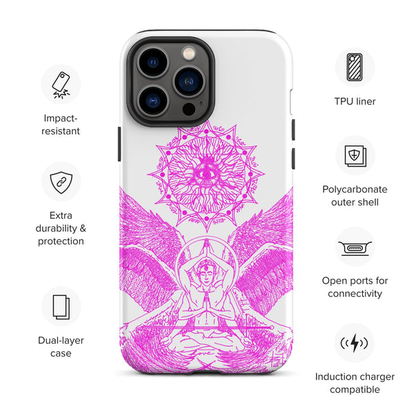 sovereignarm.com Matte / iPhone 13 Pro Max Angel Meditation Tough Case for iPhone®