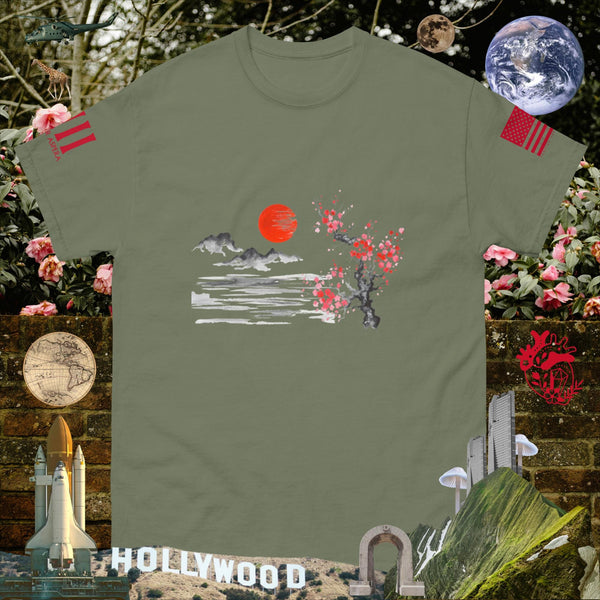 sovereignarm.com Military Green / S Solar Cherry Blossoms v1.2 Men's classic tee