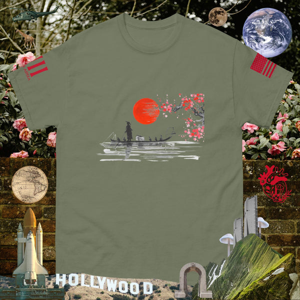 sovereignarm.com Military Green / S Solar Cherry Blossoms v1.3 Men's classic tee