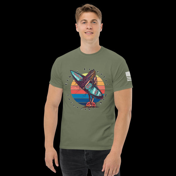 sovereignarm.com Military Green / S Surf Art V.12 Men's classic tee