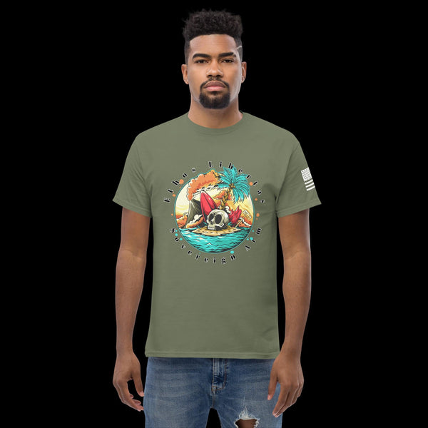 sovereignarm.com Military Green / S Surf Art V1.0 Ethos Libertas Men's classic tee