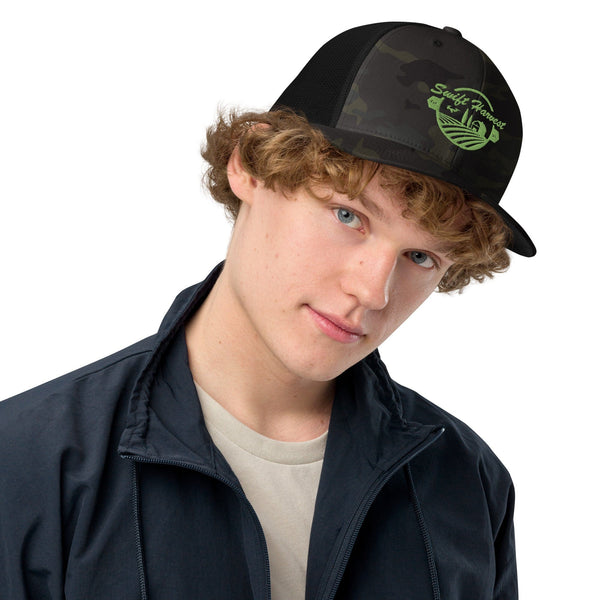 sovereignarm.com Multicam Black/Black Swift Harvest Closed-back trucker cap