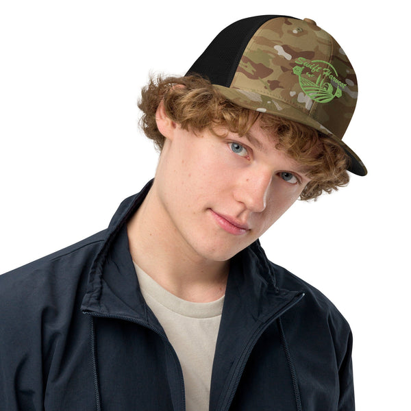 sovereignarm.com Multicam Green/Black Swift Harvest Closed-back trucker cap